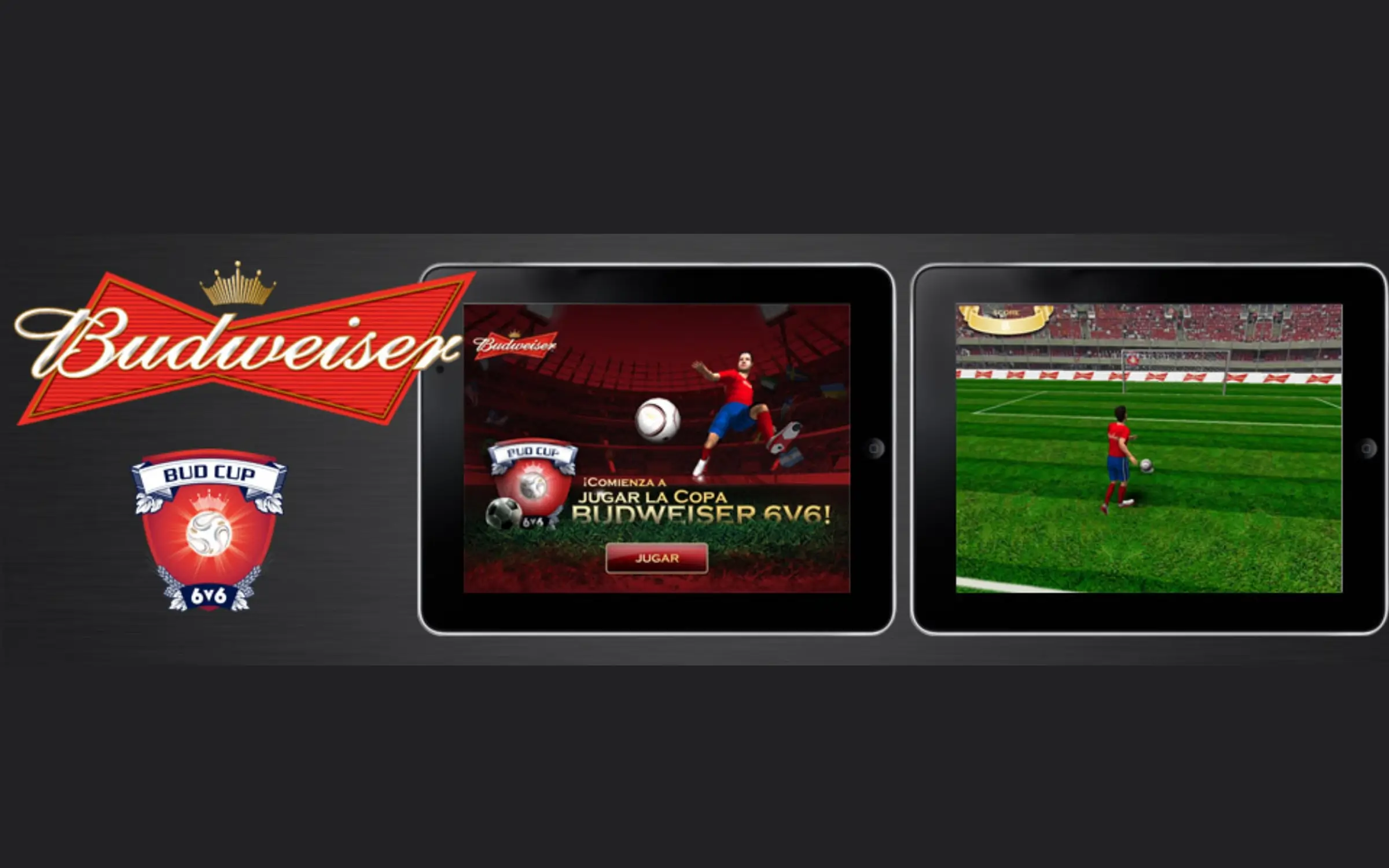 Bud CUP 6v6 advergame for Budweiser